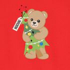 Red Christmas Teddy Bear Logo Sweatshirt , 1, hi-res