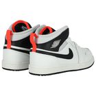 Black , Grey & White Air Jordan 1 Mid Trainers, 5, hi-res