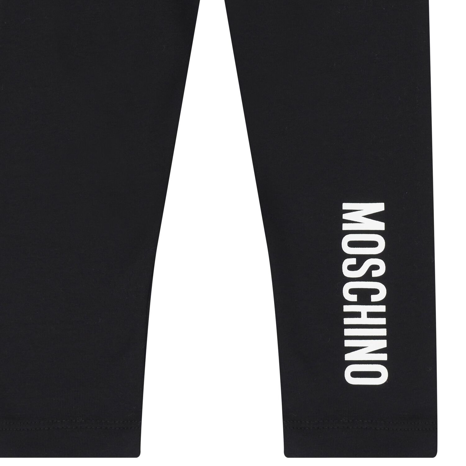 Younger Girls Black Logo Leggings, 2, hi-res
