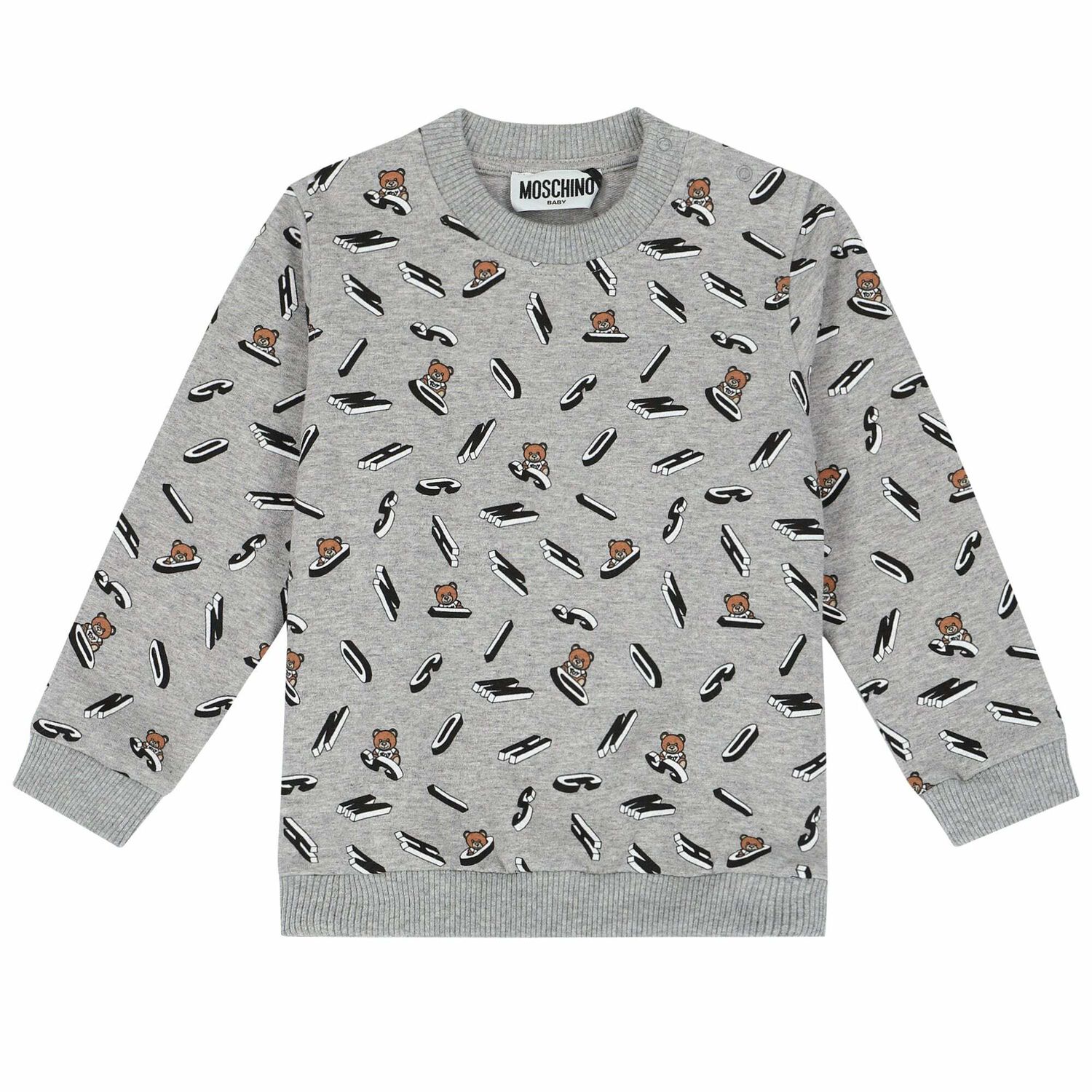 بدلة رياضية بشعار تيدى باللون الرمادى, 1, hi-res image number null