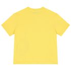 Girls Yellow Logo T-Shirt, 2, hi-res