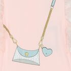 Younger Girls Pink Logo Bag Dress, 3, hi-res