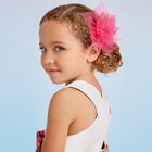 مشبك شعر تول باللون الزهري, 1, hi-res