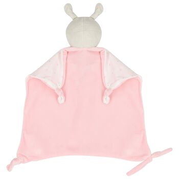 لحاف بنات باللون الوردي والبيج