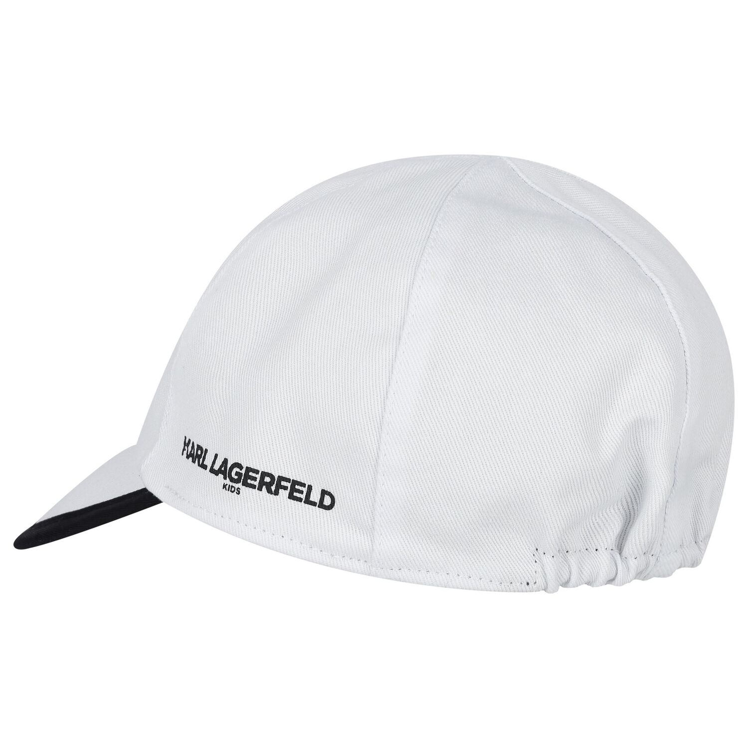 Baby Boys White & Black Logo Reversible Cap, 1, hi-res image number null