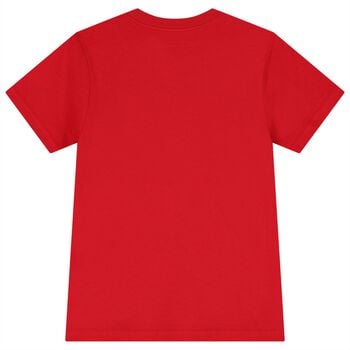 Boys Red Polo Bear T-Shirt