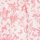 Baby Girls White & Red Floral Romper, 1, hi-res