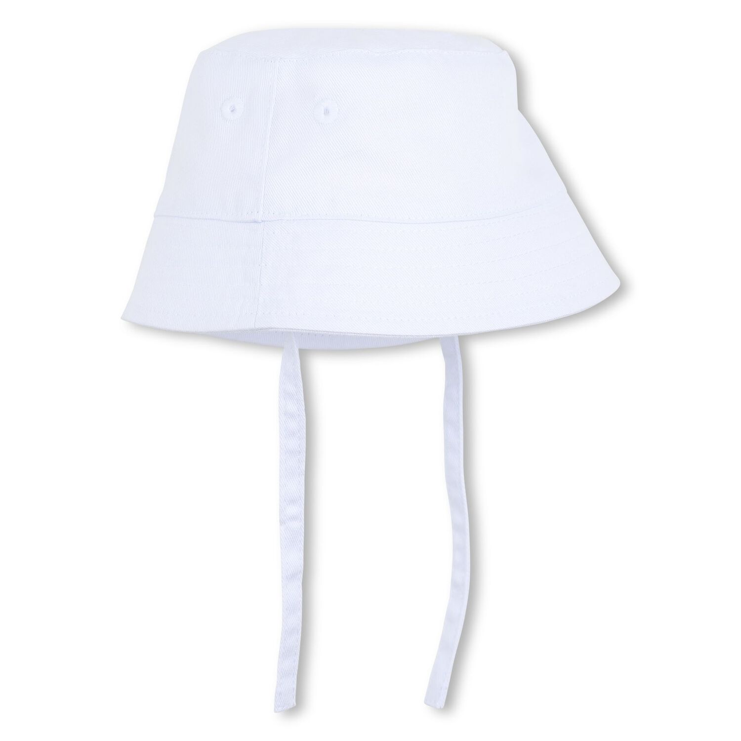 Baby Boys White Logo Hat , 1, hi-res
