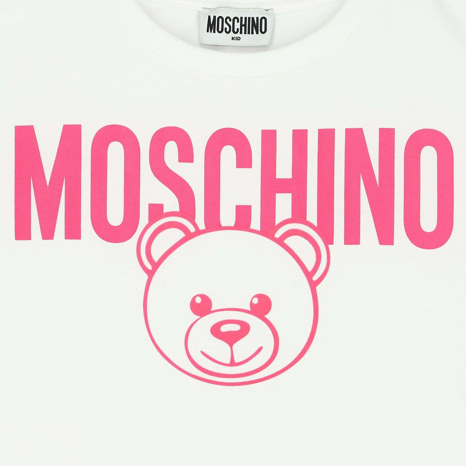 تيشيرت بالشعار باللون الابيض للبنات, 3, hi-res image number null