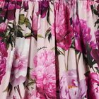 Girls White & Pink Peony Dress, 1, hi-res