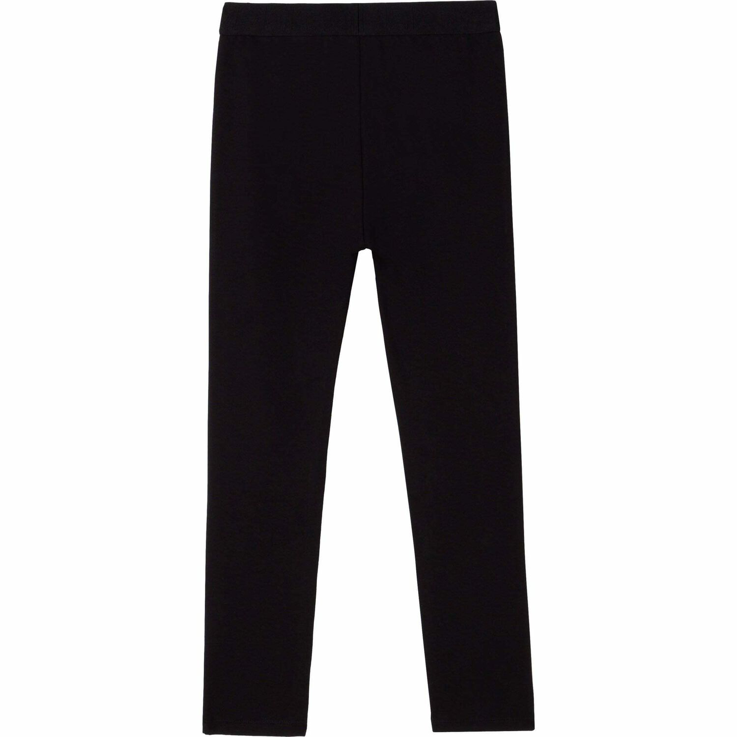 Girls Black Logo Leggings, 1, hi-res image number null