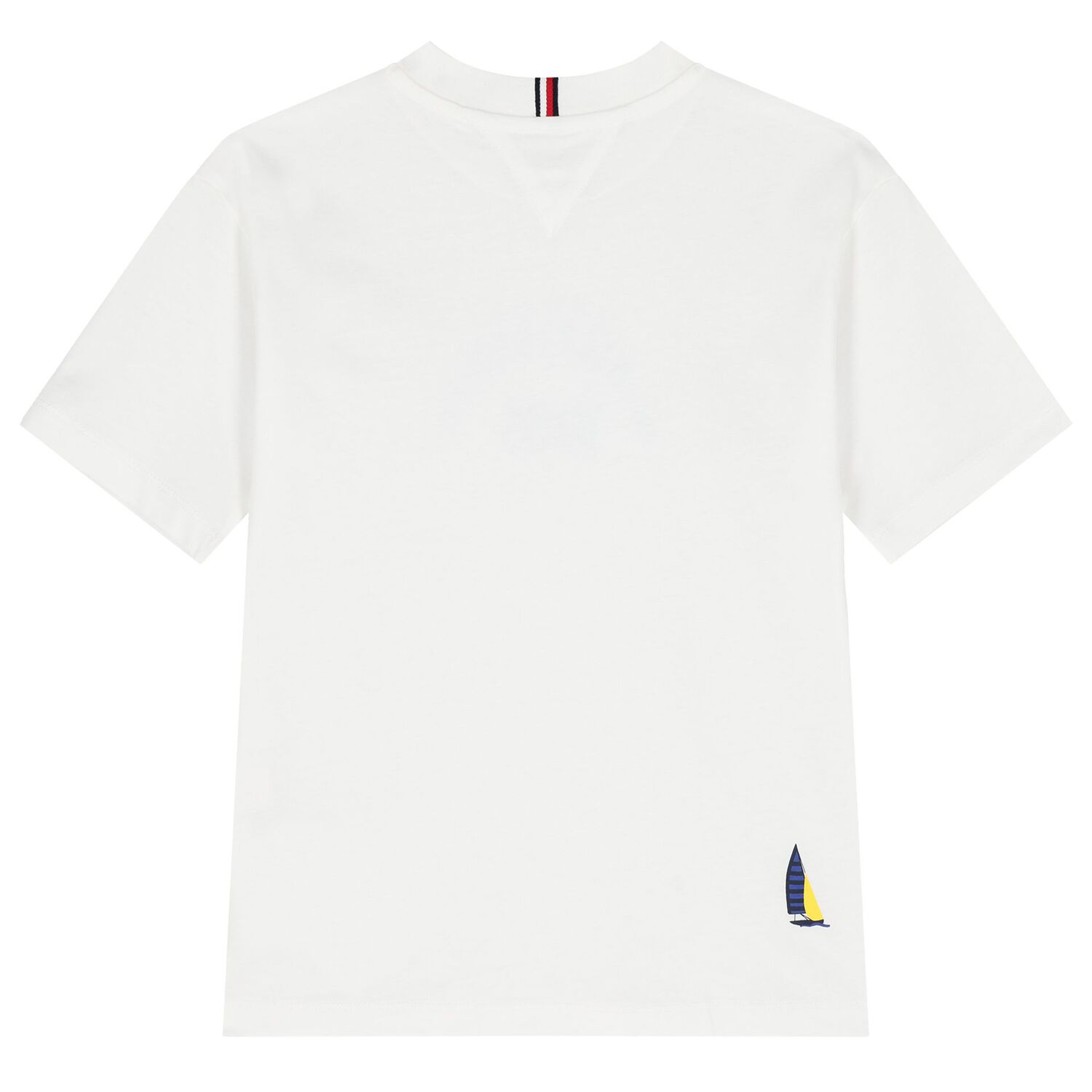 Boys White & Blue Logo Shorts Set, 2, hi-res
