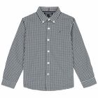 Boys Navy Blue & White Logo Shirt, 2, hi-res