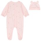 Baby Girls Pink Babygrow Set, 1, hi-res