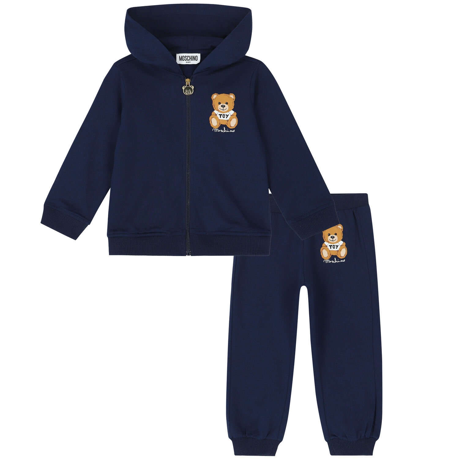 Navy Teddy Logo Tracksuit, 3, hi-res