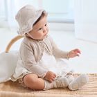Baby Girls Ivory Smocked Dress Set, 1, hi-res