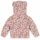 Baby Girls Pink Teddy Logo Jacket, 1, hi-res