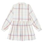 فستان بنات بالشعار باللون العاجي, 1, hi-res