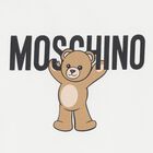 فستان بنات بشعار تيدي باللون الأبيض, 1, hi-res