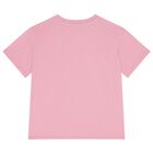 Girls Pink Logo T-Shirt, 1, hi-res
