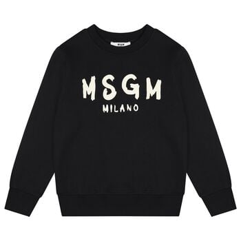 Black & Ivory Logo Sweatshirt