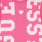 Girls Pink Logo Long Sleeve Top, 2, hi-res