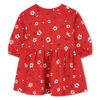 Younger Girls Red Logo Dress
