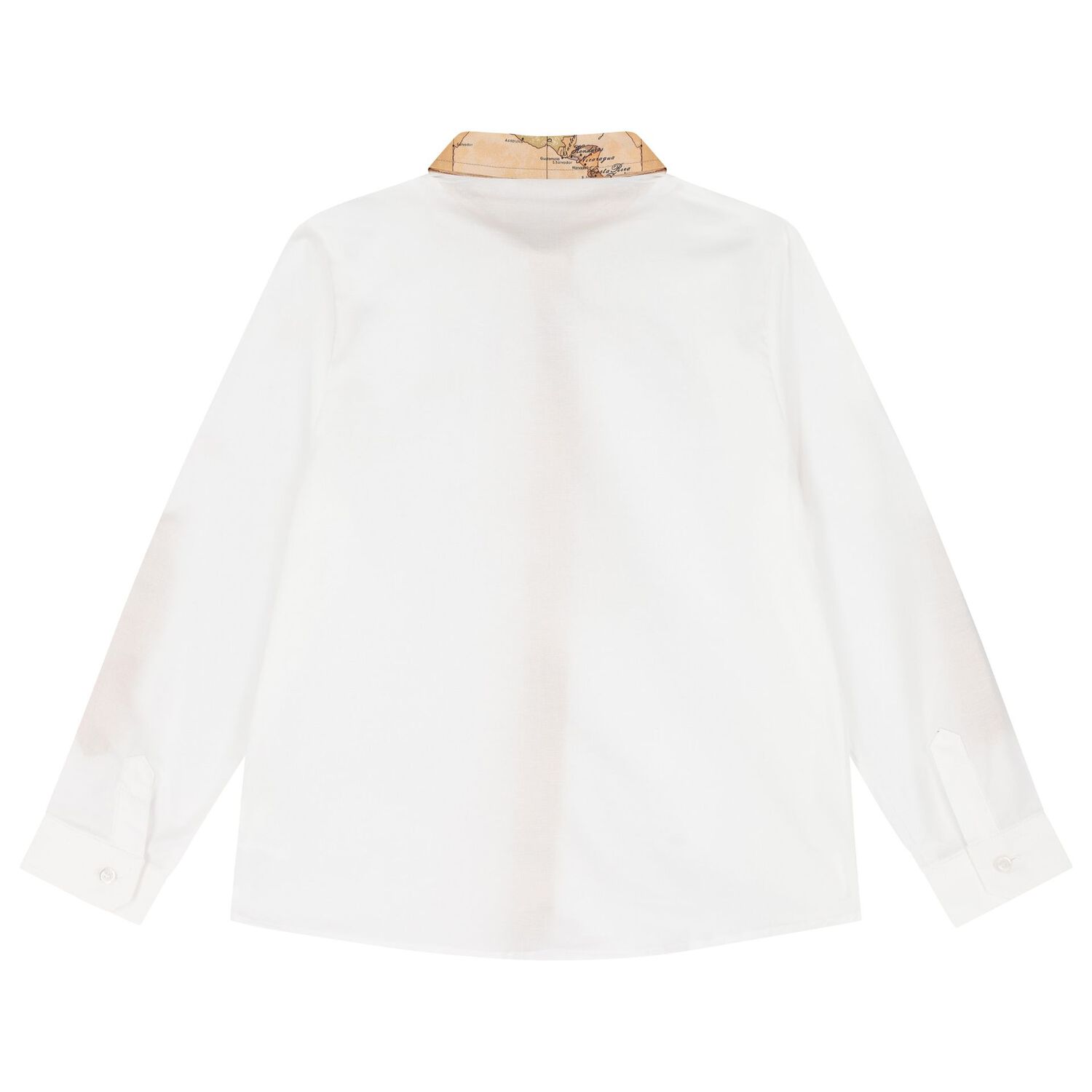 Boys White Logo Shirt, 1, hi-res