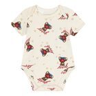 Ivory Teddy Bear Logo Baby Tracksuit Set, 1, hi-res