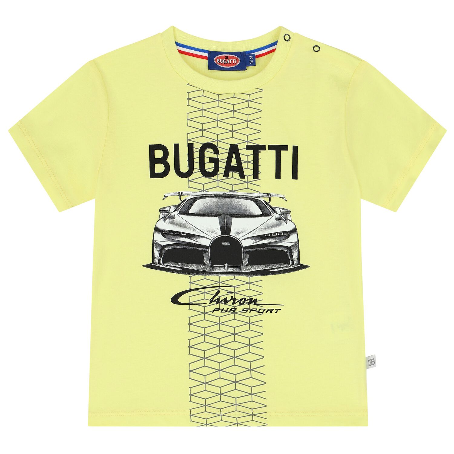 Younger Boys Yellow Logo T-Shirt, 2, hi-res