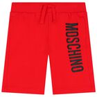 Boys Red Logo Shorts, 2, hi-res