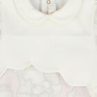 Baby Girls Pink & Ivory Geo Map Babygrow, 1, hi-res