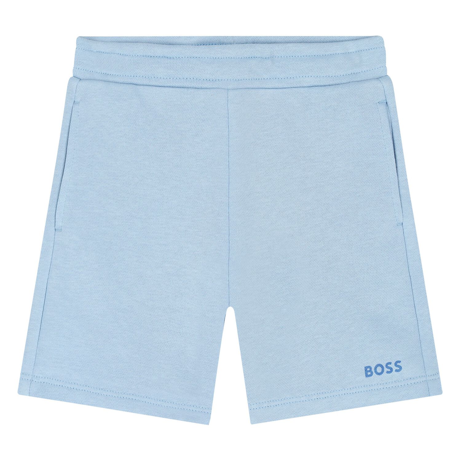 Younger Boys Blue Logo Shorts, 4, hi-res image number null