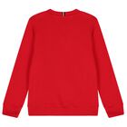 Boys Red Logo Sweatshirt, 2, hi-res