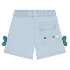 Younger Boys Blue Whale Swim Shorts, 1, hi-res
