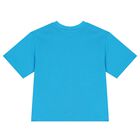 Boys Blue Logo T-Shirt, 1, hi-res