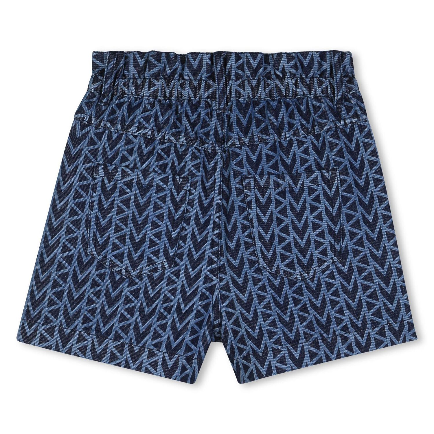 Girls Blue Logo Shorts, 1, hi-res