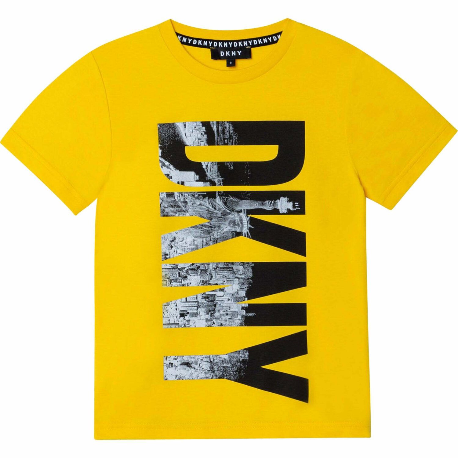 Boys Yellow Logo T-Shirt, 2, hi-res