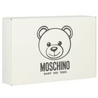 فستان بنات بشعار تيدى باللون العاجي , 1, hi-res