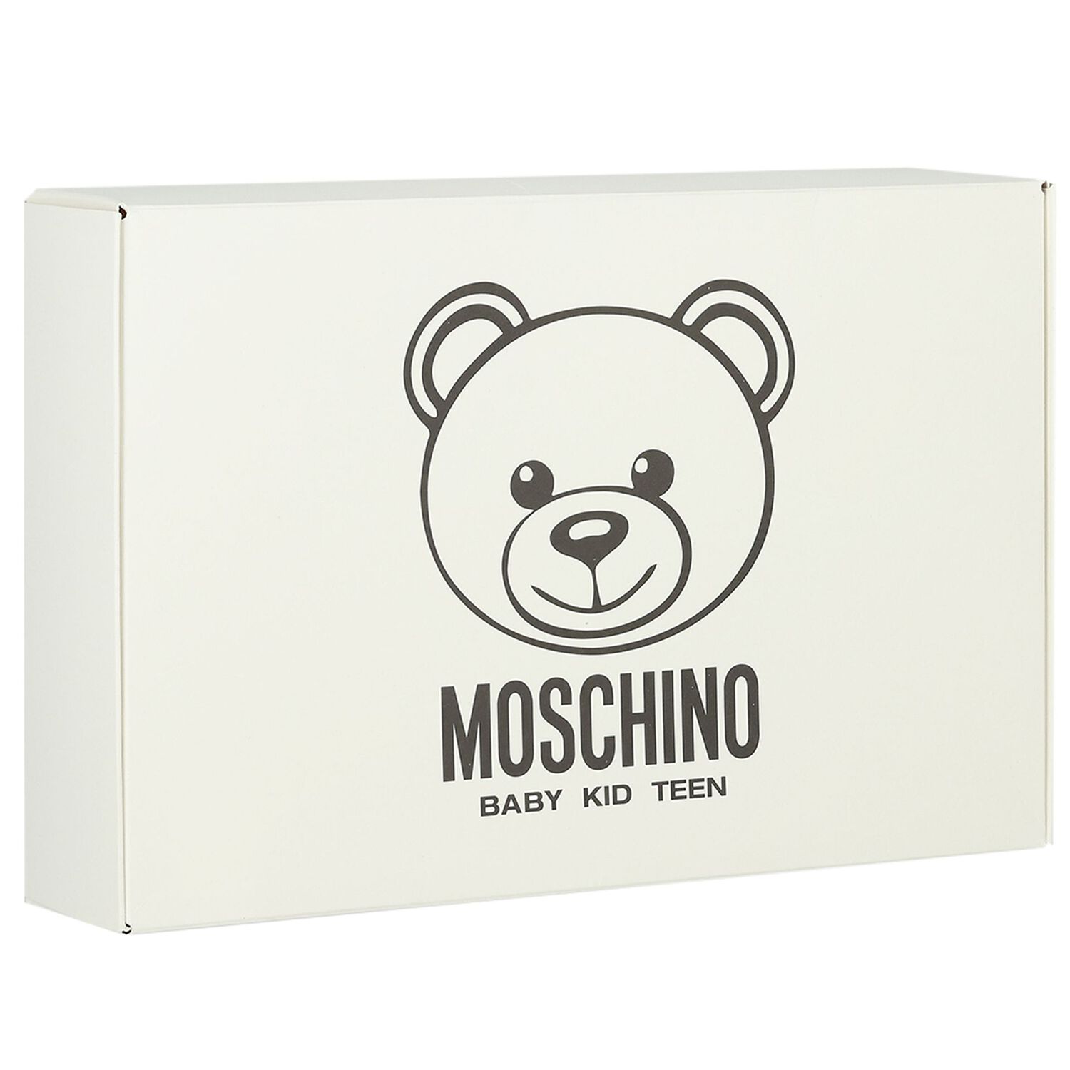 فستان بنات بشعار تيدى باللون العاجي , 1, hi-res