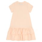 فستان بنات بالشعار بطبعه فراشات باللون الوردى , 2, hi-res