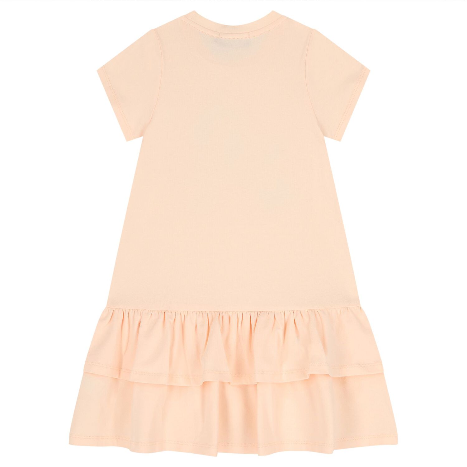 فستان بنات بالشعار بطبعه فراشات باللون الوردى , 2, hi-res