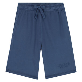 Boys Blue Logo Shorts