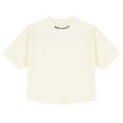 تيشيرت   بالشعار باللون العاجي, 1, hi-res