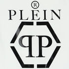 Boys White Logo T-Shirt, 3, hi-res