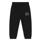 Baby Boys Black Logo Majolica Joggers, 1, hi-res