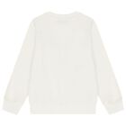 سويت شيرت بشعار تيدي بير باللون الأبيض , 4, hi-res