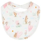 Baby Girls White Hearts Babygrow Set, 1, hi-res