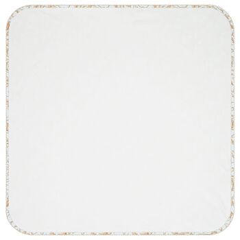 بطانية باللون زرقاء وذهبية للأولاد 