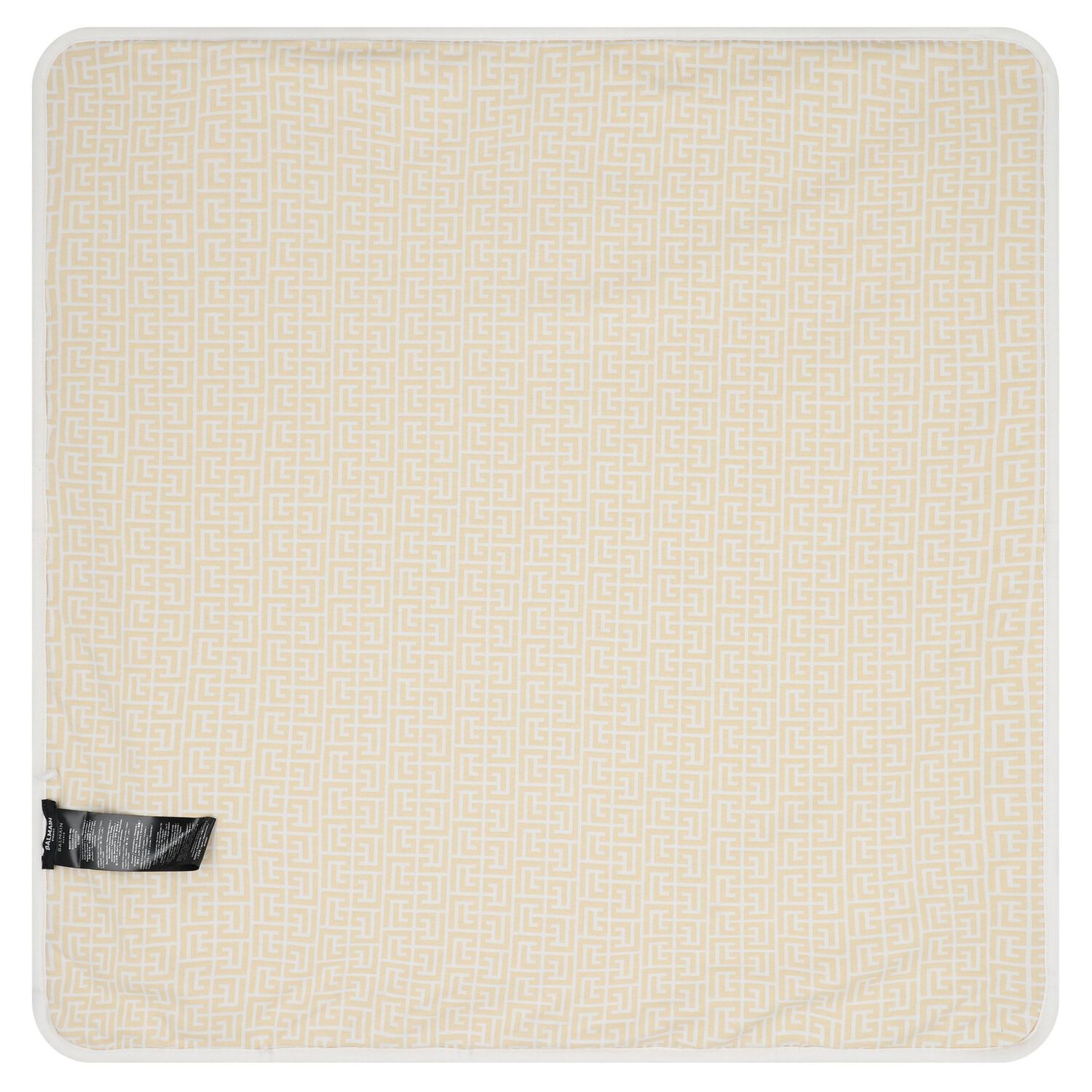 بطانية بشعار باللون وردي وعاجي للبنات , 2, hi-res